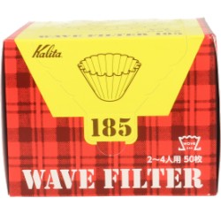 Kalita Wave 185. 50 Filtros blancos